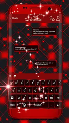 Keyboard Red android App screenshot 3